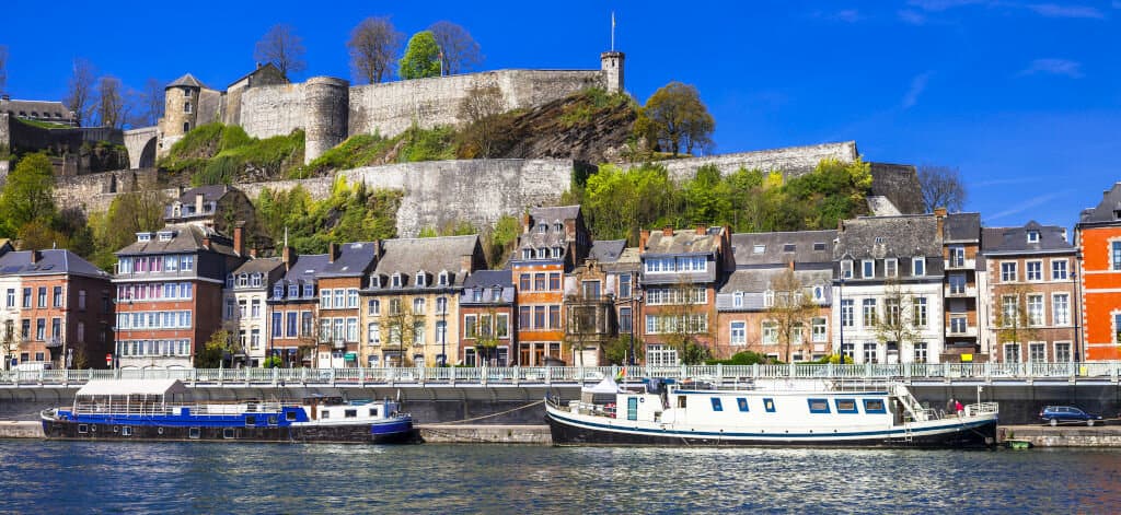 medieval citadel in Namur