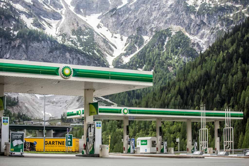 petrol station in Austria